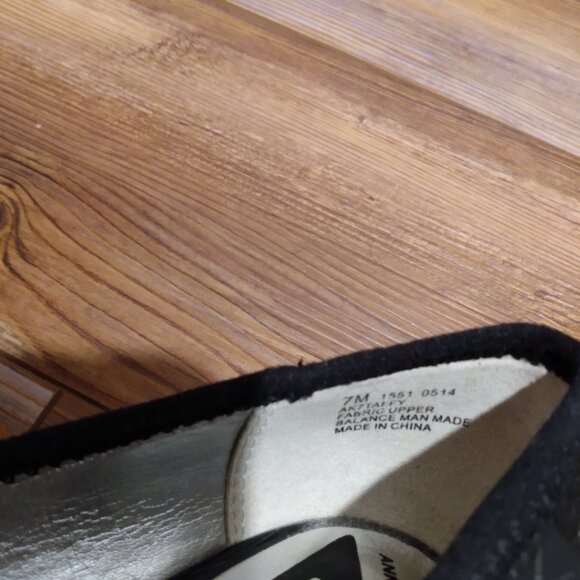 Black Rhinestoned Peep-Toe Wedges - Picture 4 of 5